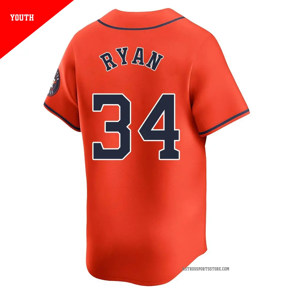 MLB アストロズ RYAN 34 ユニフォーム 44(L) NOLAN RYAN #34 HOUSTON ASTROS MLB Baseball Jersey Majestic