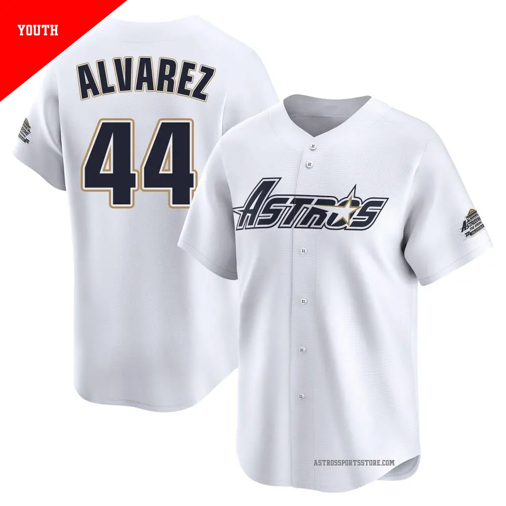 Women's #44 Yordan Alvarez Houston Astros Orange Limited